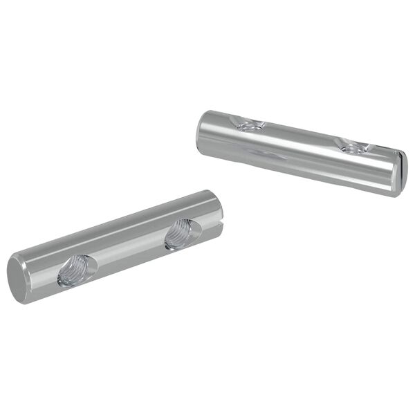vidaXL Nucă 2 pcs Zincat 60 x 12 mm Fier