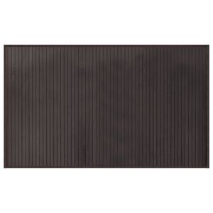 vidaXL Covor dreptunghiular, maro &icirc;nchis, 60x100 cm, bambus