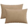 vidaXL Husă pentru pernă 2 pcs HEERLEN Maro 40 x 60 cm cord