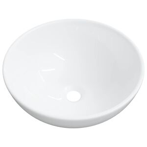 vidaXL Lavoar ceramică, alb, 28x28x10 cm