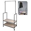 H&S Collection Suport de haine cu 2 c&acirc;rlige, metal