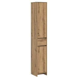 vidaXL Dulap de Baie Stejar Artizanal 30 x 33 x 190 cm Lemn prelucrat