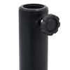 vidaXL Bază pentru umbrelă Negru &Oslash;38-48 mm PE, beton și fier