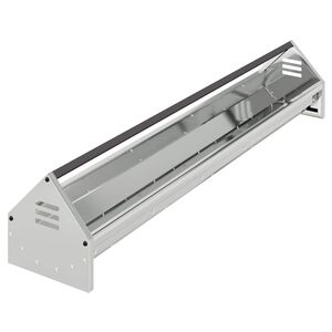 vidaXL JGHEAB pentru hrănit pui Argintiu 108 x 20,5 x 20 cm 5 kg
