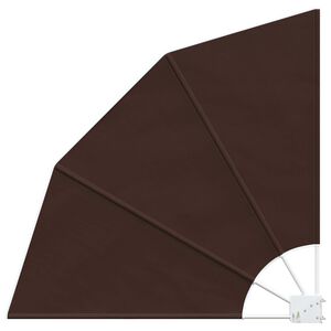 vidaXL Ecran de intimitate pentru balcon 160 x 160 cm Poliester Maro