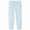 vidaXL Pantaloni de trening pentru copii, albastru deschis, 128