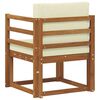 vidaXL Set de canapele de exterior Lemn de acacia solid și poliester