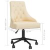 vidaXL Scaune de masă pivotante, 4 buc., crem, catifea