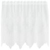 vidaXL Cortină din Dantelă Alb 120 x 150 cm Poliester