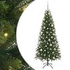 vidaXL Brad de Crăciun artificial Verde 180 cm PE și PVC