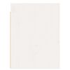 vidaXL Dulapuri de perete 2 buc. alb, 30x30x40 cm, lemn masiv de pin