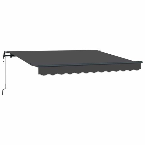 vidaXL Cortina Retractabilă Antracit 250 x 200 cm țesătură