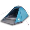 vidaXL Cort de camping cupolă pentru 2 persoane, albastru, impermeabil