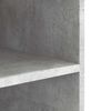 vidaXL Dulap de perete, gri beton, 75x35x60 cm, lemn prelucrat