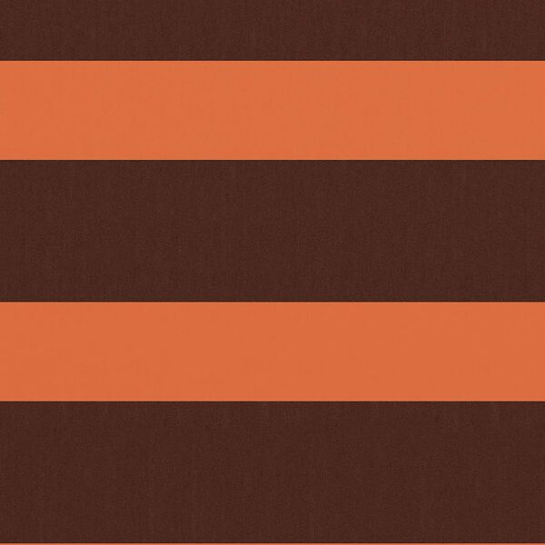 vidaXL Paravan de balcon portocaliu și maro 120x600 cm țesătură oxford