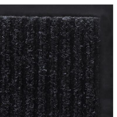 Covoraș PVC negru, 90 x 150 cm
