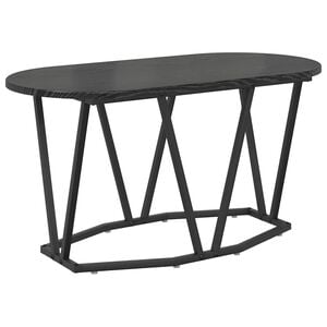 vidaXL Masă de cafea Stejar Negru 80 x 40 x 40.5 cm