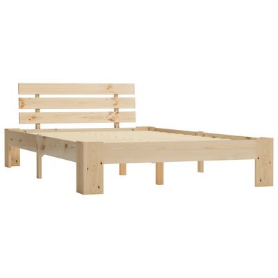 vidaXL Cadru de pat, 140 x 200 cm, lemn masiv de pin