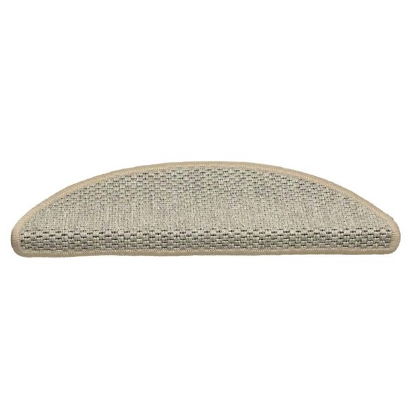 vidaXL Covorașe scări autoadezive 30 buc. verde 56x17x3cm aspect sisal