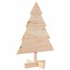 vidaXL Brad de Crăciun decorativ, 70 cm, lemn masiv