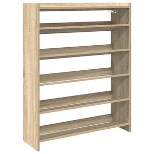 vidaXL Pantofar, stejar sonoma, 80x25x100 cm, lemn prelucrat