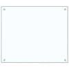 vidaXL Panou antistropi bucătărie transparent 70x60 cm sticlă securiz.