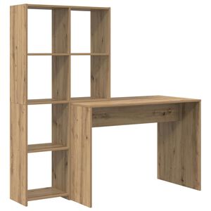 vidaXL Birou Stejar Artizanal 138,5 x 55 x 143 cm Lemn prelucrat