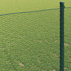 vidaXL Gard hexagonal Verde 1,4 x 10 m PVC