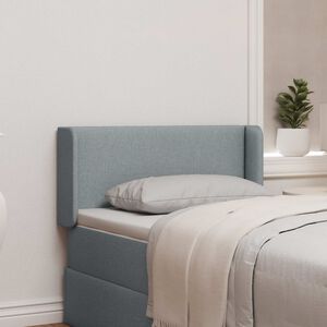 vidaXL Ureche pentru Tăblie Gri 40,5 x 40,5 x 4 cm țesătură