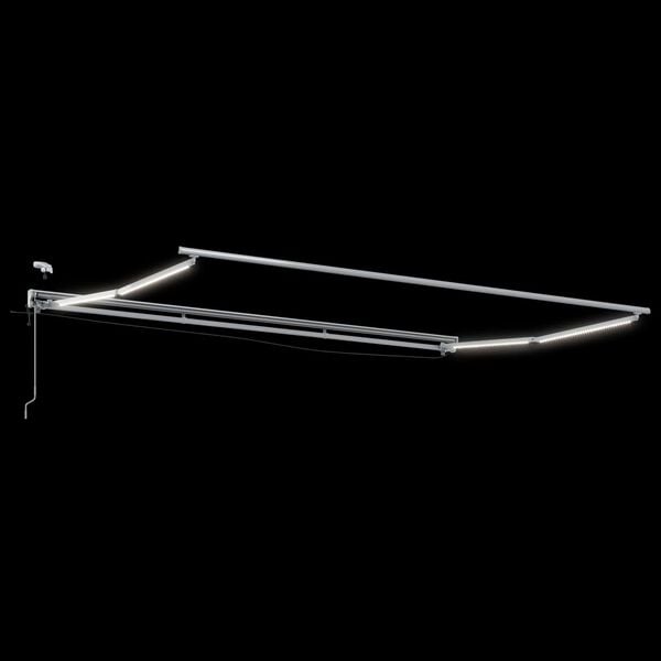 vidaXL Cort electric retractabil Crem 4 &times; 3,5 m