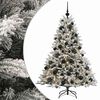 vidaXL Brad de Crăciun artificial cu glob 120 cm 150 LED-uri Alb cald
