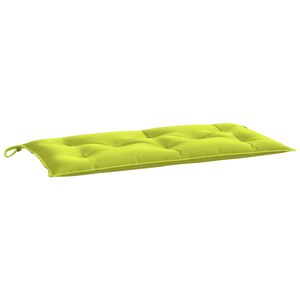 vidaXL Pernă bancă de grădină verde aprins, 100x50x7 cm, textil oxford