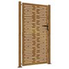 vidaXL Poartă de grădină 100x175 cm, oțel Corten, design pătrat