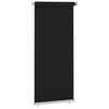 vidaXL Jaluzea tip rulou de exterior, 100 x 230 cm, negru