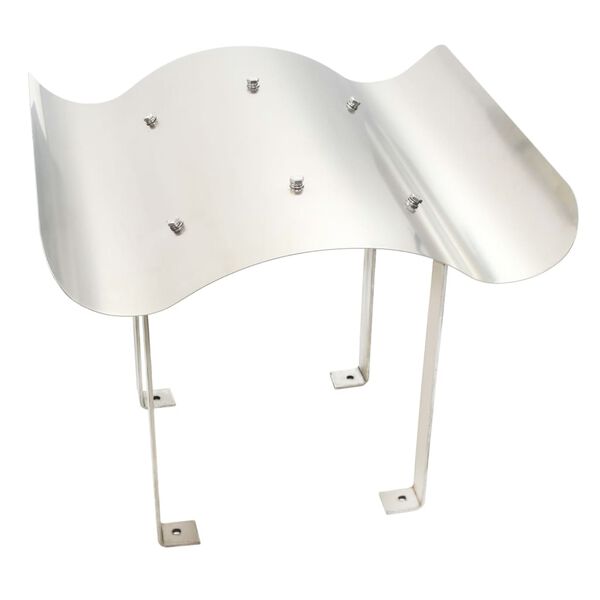 vidaXL Apărătoare de horn, oțel inoxidabil, 60 x 60 x 38 cm