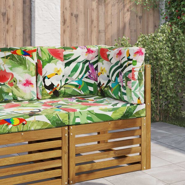 vidaXL Perna pentru canapea de exterior 3 pcs colorat Poliester