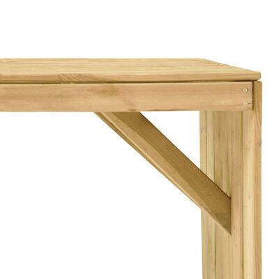 vidaXL Set mobilier de exterior cu perne, 7 piese, lemn de pin tratat