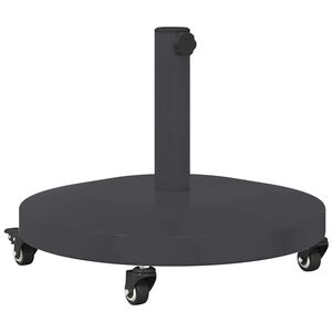 vidaXL Bază pentru umbrelă Gri &icirc;nchis 48 x 48 x 32 cm