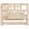 vidaXL Pat extensibil de zi, 2x(90x190) cm, lemn masiv de pin