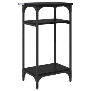 vidaXL Masă laterală Manual Stejar Negru 40 x 30 x 75 cm Lemn compozit