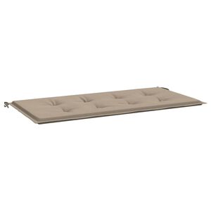 vidaXL Pernă de bancă de grădină, gri taupe, 100x50x4 cm textil oxford