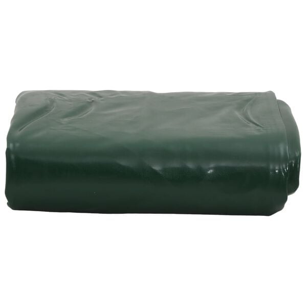 vidaXL Prelată, verde, 5x5 m, 650 g/m&sup2;