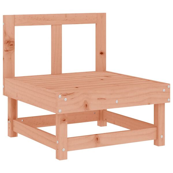 vidaXL Canapea de mijloc cu perne, lemn masiv douglas