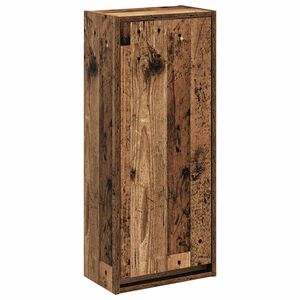 vidaXL Chiuvetă de baie suspendată Lemn vechi 35 x 20 x 81 cm