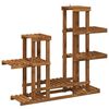 vidaXL Suport pentru plante natural 118 x 25 x 96,5 cm