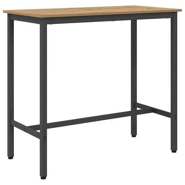 vidaXL masă Stejar Artizanal 100 x 50 x 90,5 cm