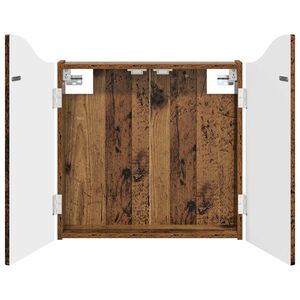 vidaXL Cabinet pentru ținte de darts Lemn vechi 56 x 12 x 63 cm