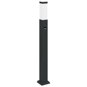 vidaXL St&acirc;lp luminos cu senzor 80 cm negru IP44