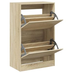 vidaXL Pantofar, stejar sonoma, 60x34x96,5 cm, lemn compozit