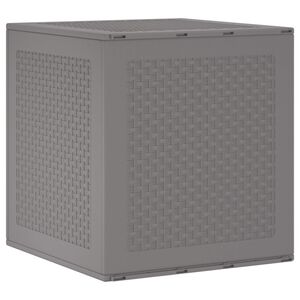 vidaXL Cutie de depozitare Gri deschis 55 x 53 x 57 cm Polipropilenă